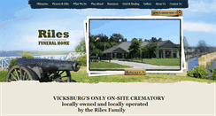 Desktop Screenshot of charlesrilesfuneralhome.com